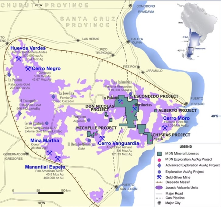proyectos mineros en Santa Cruz