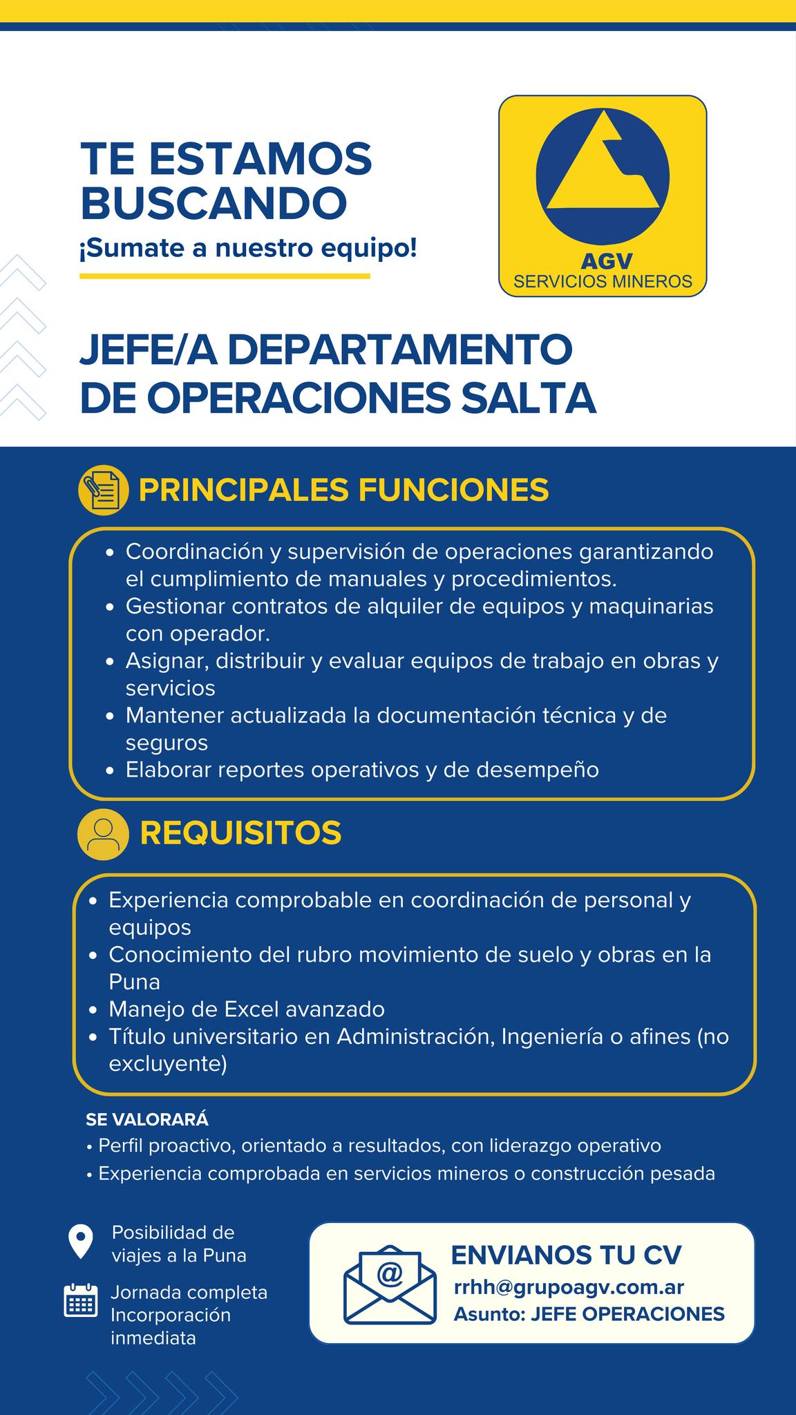 Empleos en Mineria